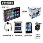7 Inch 2 Din Car Stereo Touch Screen Auto Audio Bluetooth 1080P FM Radio