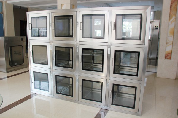 Customized Stainless Steel 201 Air Shower Pass Box For GMP Workshop