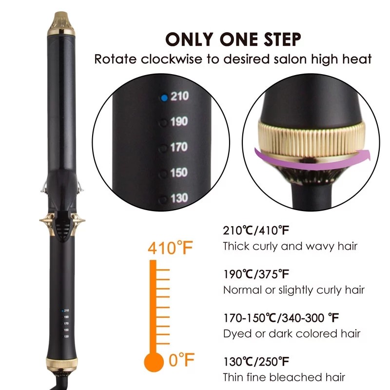Automatic Magic Hair Curling Iron Fashion Design With Custom Private Label