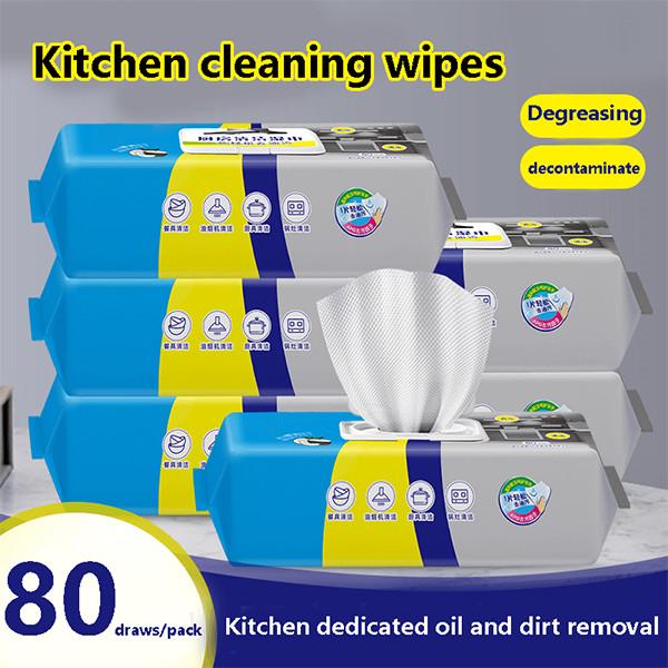 7.87x7.87 Inches Multi Surface Cleaner Wipes Home Kitchen Antibacterial Wipes