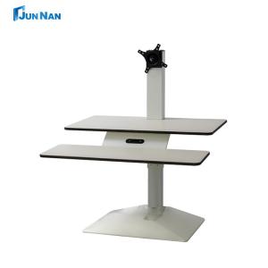 China Electric Lift Up Down TV Trolley Stand Electric Tv Bracket 360Degree Rotating factory