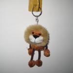 promotional stuffed plush lion toys keychain
