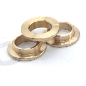 China Flanged Aluminum Bronze Bushings | Custom CNC Machined Bronze Bearing Sleeves on sale