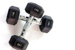 Gym Equipment Home Gym Free Weights Rubber Hex Dumbbells