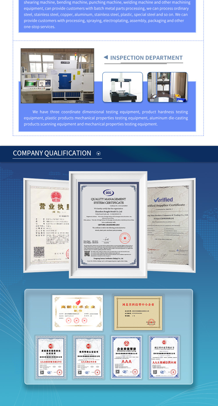 Die Casting Stamping Rubber Injection Mold Customization with 250000-300000shots Mould Life and One Stop Service