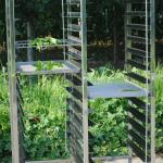 304 Ss Tray Trolley Hotel Cleaning Metal Tray Trolley With Wheels For School