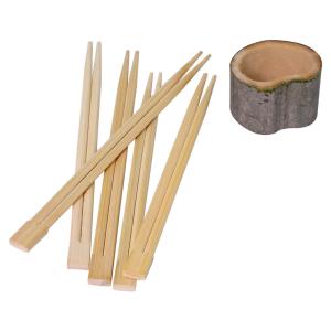 China Eco Friendly wholesale 21cm bamboo disposable chopsticks titanium chopsticks factory