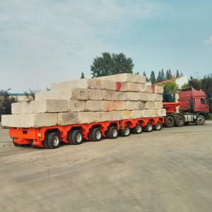 China Semi-Trailer for Heavy Equipment Transport Multi-Axle Hydraulic Low Bed Truck Trailer factory