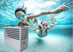 China Rated 25KW Pool Heat Pump Cooling Top Blow V - EVI High Temperature Machine factory