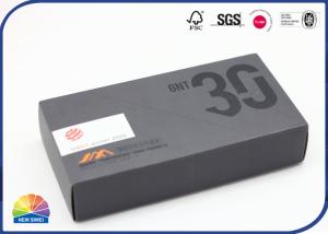 China Matte Black Corrugated Packaging Box Enviromental Friendly Boxes For 3C Accessories Packing factory