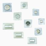 Waterproof Hidden Buckle Magnetic Buckle for Plastic-coated PVC Round Luggage