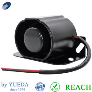 China 112dB Steel Autozone Backup Alarm black IP68 Reverse Buzzer For Truck factory