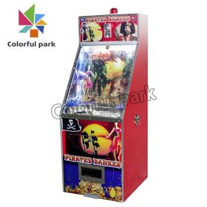 China Tempered Glass Coin Drop Arcade Game Theft Resistant With Tilt Alarm Siren factory