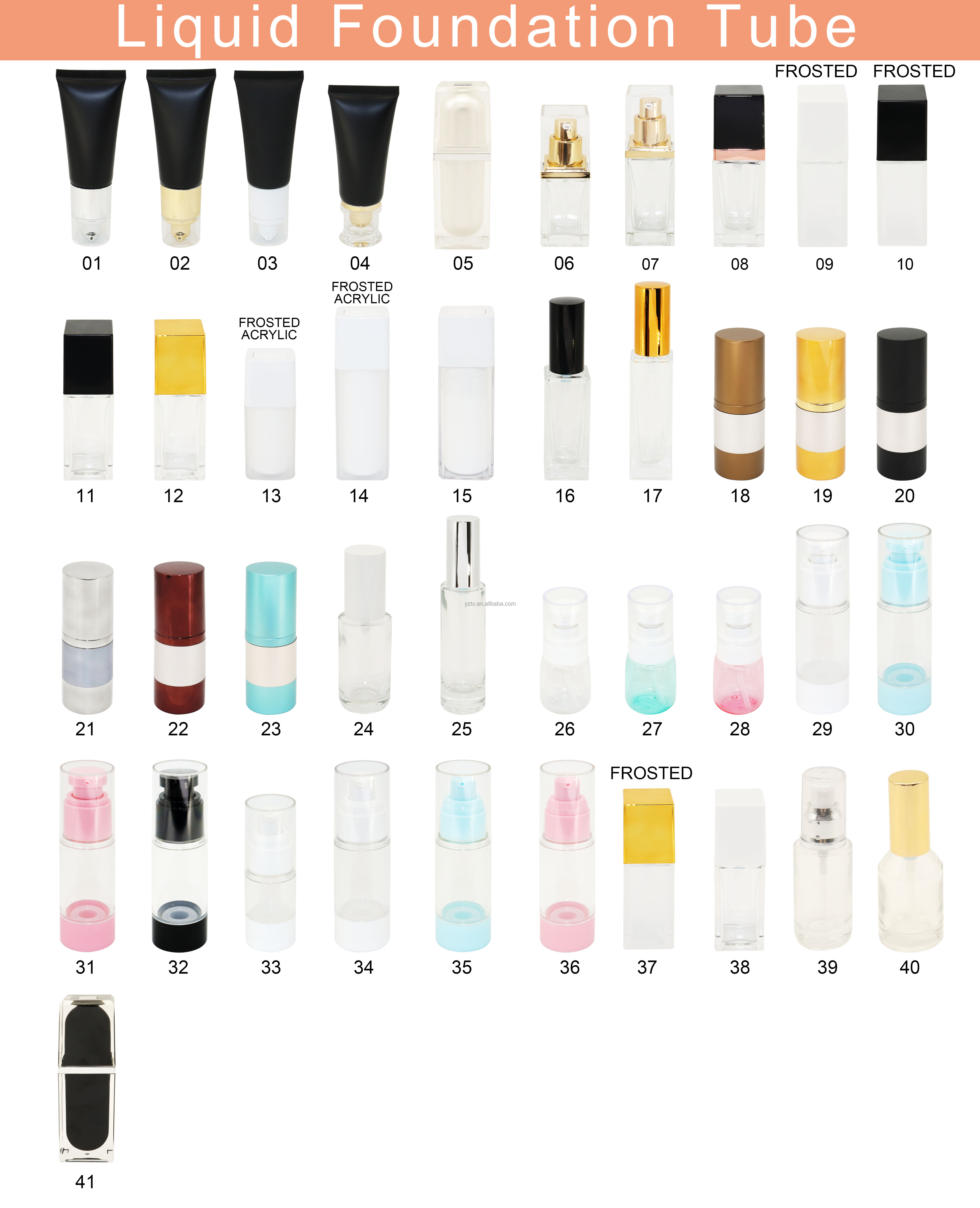 OEM / ODM Private Label Makeup Foundation Full Coverage Liquid Foundation Wholesales No Logo 12 Colors Female Waterproof Body Foundation