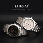 Rose Gold 021A Wedding Gift Watch Men's Wrist Watches Round Stainless Steel Band