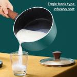 Small Kitchen Sauce Pans With Wooden Handle Non Stick 16 / 18 / 20cm