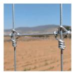 Rodent Proof 5 ft High Tensile Fixed Knot Galvanized Field Fence with Long Life