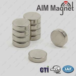 China N35 magnet disc D12*8mm Ni coating neodymium magnets factory