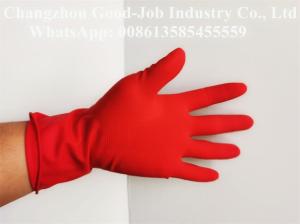 China Factory Directly Sale 9inch 12mil Cheap Price Household Latex Protective Work Gloves Waterproof Cleaning Gloves factory