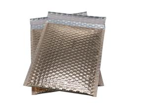 China Metallic 9mm Aluminum Foil Bubble Mailer Hot Stamping factory