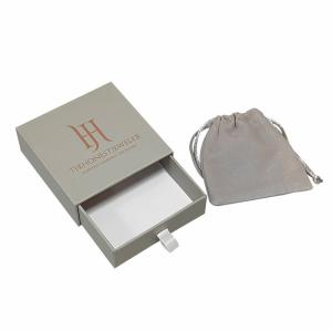 China CMYK Small Slide Drawer Box Packaging Sliding Drawer Hard Rustic Paper Jewelry Gift Box factory