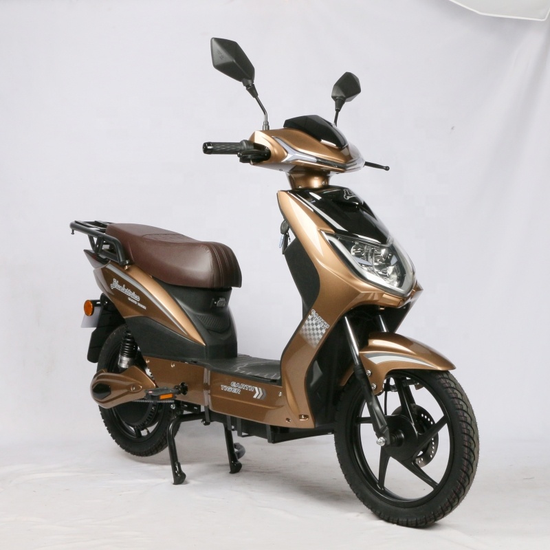 Steel Frame Electric Moped Bike With Pedals LCD Display 48V 31.2Ah Lithium Battery