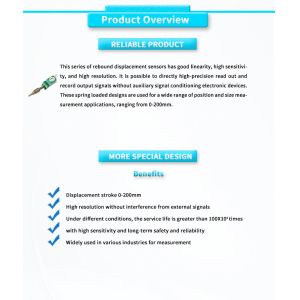 High- UNIVO Position Linear Displacement Sensors for Industrial Grade 24V Power
