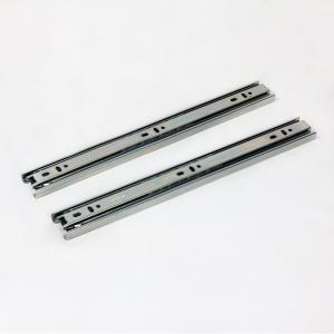 China Iron Tri Fold Furniture Drawer Slides 600mm For Kitchen Cabinet factory
