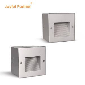 China Square Aluminum LED Recessed Wall Light IP65 Side Staircase LED Stair Step Lights factory