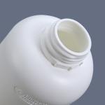 1L White HDPE Plastic Fluorinated Bottle For Pesticide Packing Customized