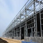 Q235 Construction Pre Fabricated Steel Buildings With Sandwich Panel Roof