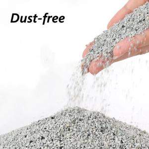 China Customized Crushed Ore Cat Litter Dust Free Clumping Cat Litter factory