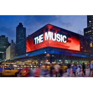 Outdoor LED Net Screen Facade P167 Full-Color Advertising Display with DMX512