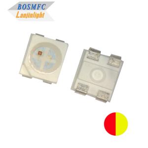 China Stable PLCC4 SMD LED 3528 Red &amp; Yellow Light chip 4 pins factory