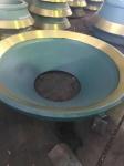 High Manganese Steel Concave Bowl Liner for Symons Stone Crusher 1000 KG Weight