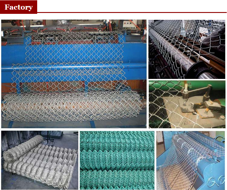 China Hot Sale Temporary Construction Chain Link Fence, Chain Link Fence Top Barbed Wire