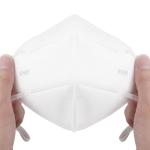 Folding Half Face Mask , Disposable Non Woven KN95 Face Mask FDA FFP2