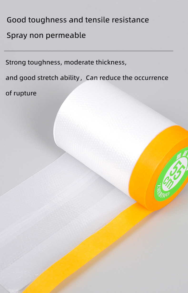 10m-25m Length Furniture Protection Covering Masking Film ODM Customization Offered