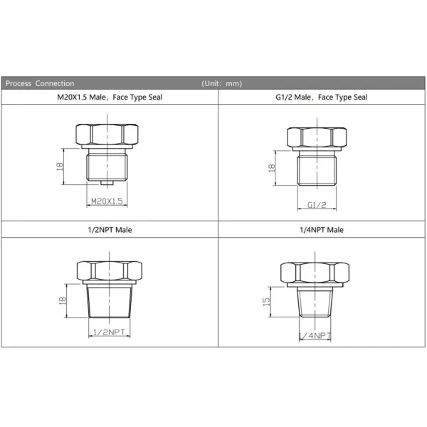Aluminum Alloy Digital LCD Differential Pressure Transmitter with Wheatstone Bridge for Industrial Applications