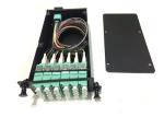96 Cores Fiber Optic Patch Panel Cold Rolled Steel Material Single / Multi Mode