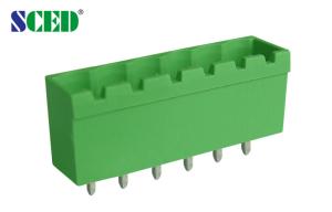 China Single Level 5.08mm Plug In Terminal Block Electrical 300V Header factory