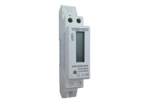 China Ligth Weight 230V 50HZ Electronic Din Rail Mounted Kwh Meter , 35mm Standard factory