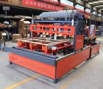 Semi-Automatic Wooden Pallet Nailing Machine with Palletizer wood pallet nailing