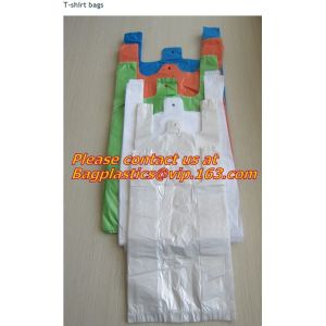 Wholesale Factory Compostable Biodegradable Plastic T-Shirt Bags,Biodegradable