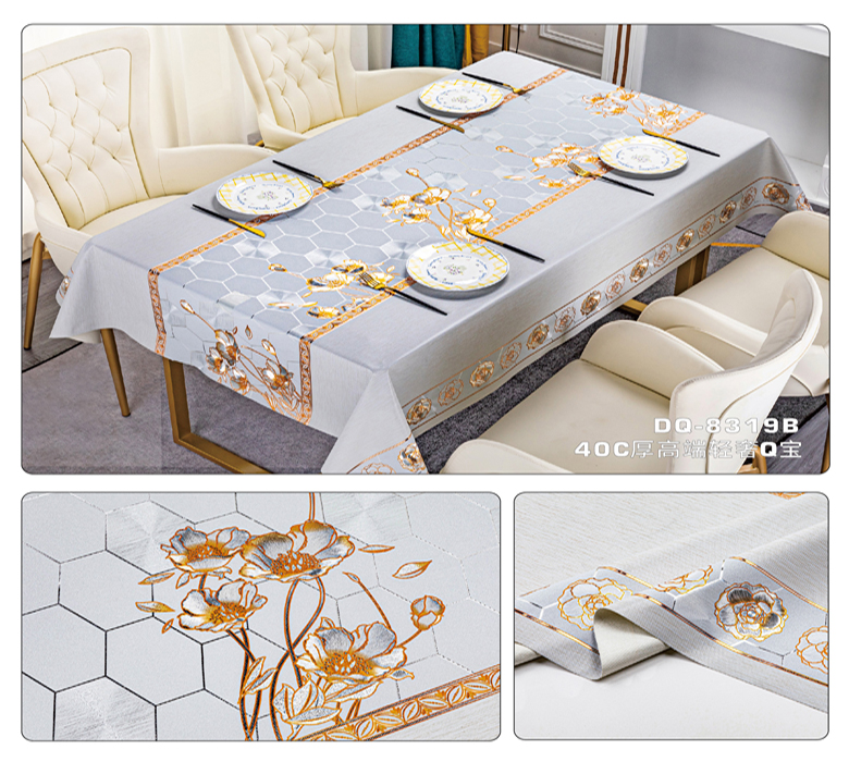 Party Custom 2mm Thickness Waterproof Dust Proof Mildew Proof Plastic Table Protector Pvc Tablecloth Cover