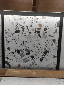 China 1300N Porcelain Terrazzo Look Tiles 9mm Thickness Crazing Resistance factory