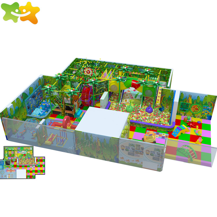 Adventure Park Children Playground Equipment Indoor Baby Soft Play Area