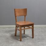 Full Solid Wood Chair in Nordic Modern Style for Restaurant Dining and Family