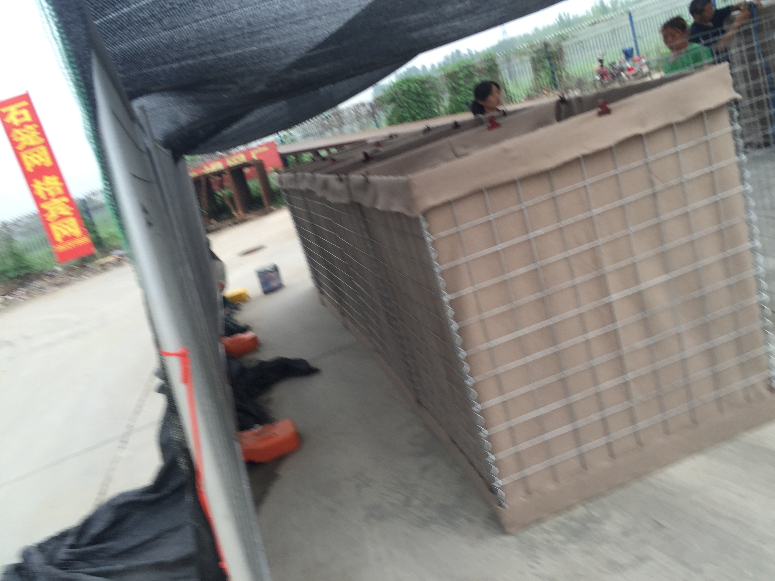 Factory supply MIL3 Hesco flood barrier, flood barriers, hesco bastion for protection fence