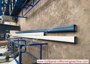 China Rainspout / Downpipe Roll Forming Machine Trim Flashing Roofing Panel Making Machine factory